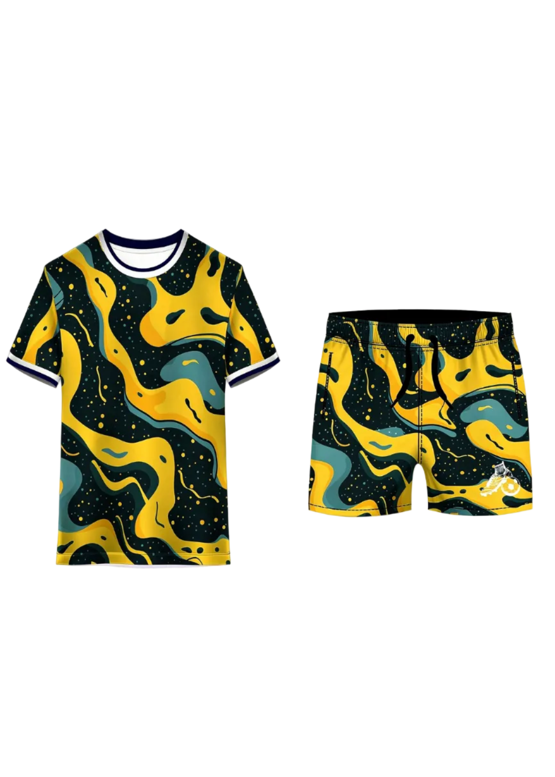 Custom name number jersey with shorts premium sportswear India
