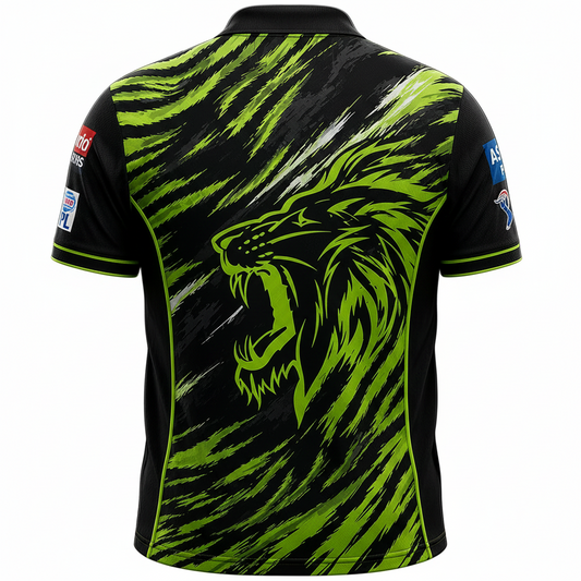 Next print CSK Green Black Cricket Jersey – Custom Chennai Super Kings Style Jersey | Personalized Name & Number | NextPrint India