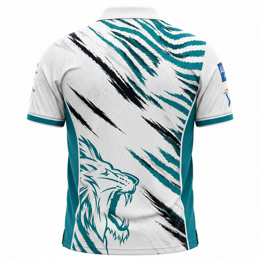 Next print CSK White Blue Cricket Jersey – Custom Name & Number | Chennai Super Kings Style Jersey India