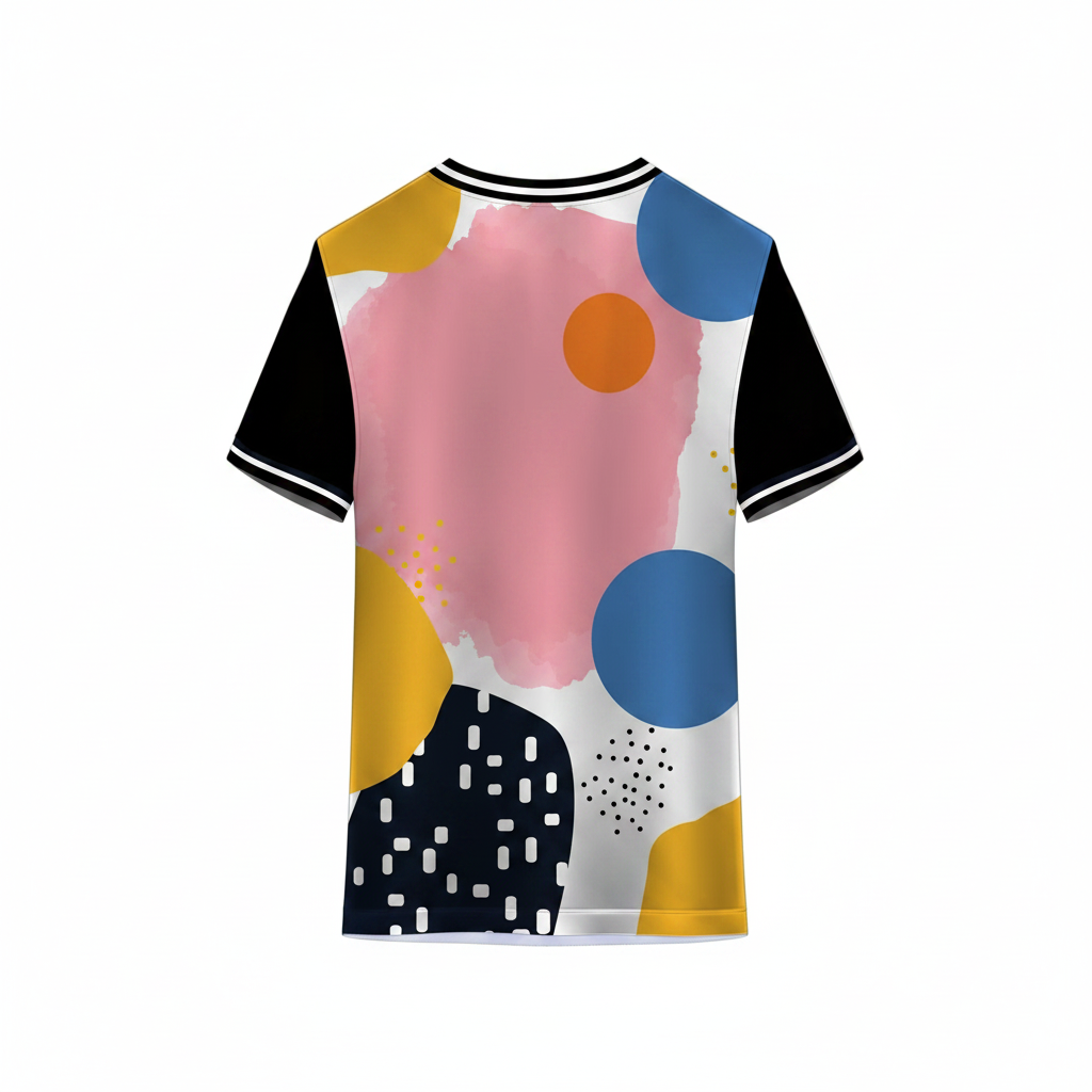 Next print Custom Abstract Colorful Sports Jersey for Men | Personalized Cricket, Football & Gym T-Shirt