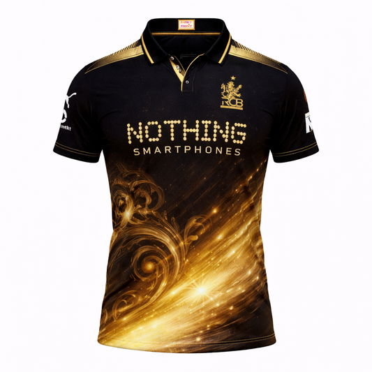 Next print Custom Black  Cricket Jersey – Sublimation Printed Team Jersey | Personalized Name & Number | NextPrint India