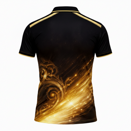 Next print Custom Black  Cricket Jersey – Sublimation Printed Team Jersey | Personalized Name & Number | NextPrint India