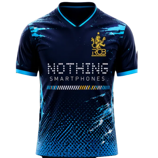 Next team Custom Blue Puzzle Pattern Jersey – Team Unity Sports Jersey | Personalized Name & Number | NextPrint India