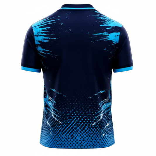Next team Custom Blue Puzzle Pattern Jersey – Team Unity Sports Jersey | Personalized Name & Number | NextPrint India