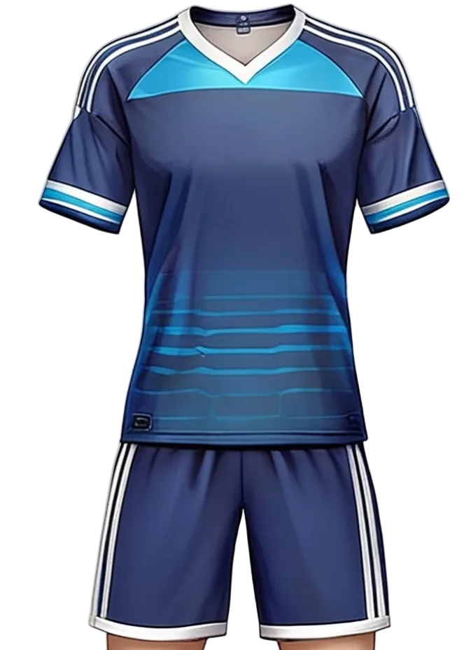 Custom Blue Sports Jersey with Shorts, Personalized Team Uniform Set India NextPrint
