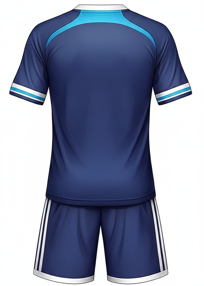 Next print Custom Blue Athletic Uniform Set | Jersey with Shorts for Cricket, Football & Training