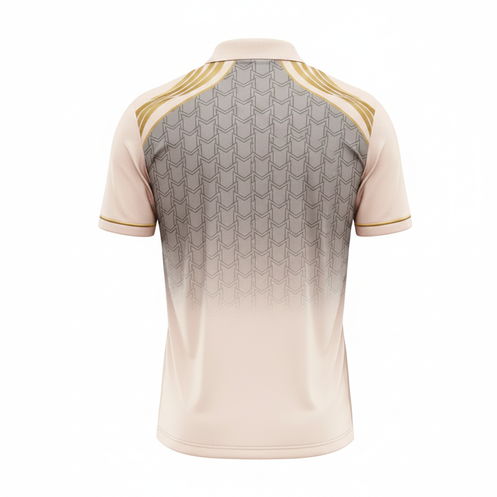 Next Print Cream Gradient Custom Cricket Jersey – Personalized Name Number Team Jersey | Premium Sublimation Sports Wear India