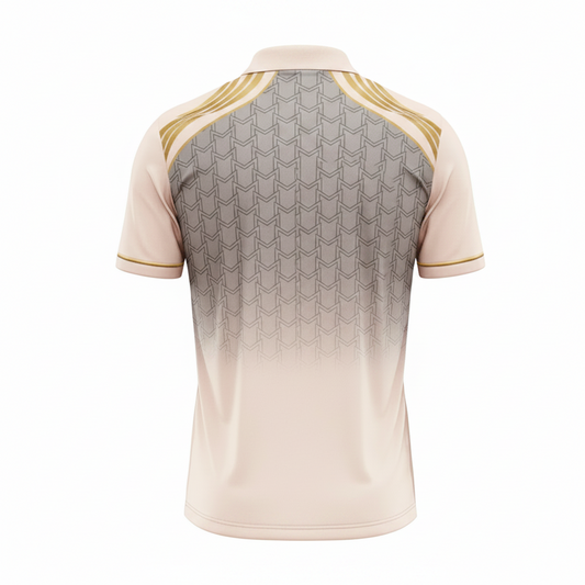 Next Print Cream Gradient Custom Cricket Jersey – Personalized Name Number Team Jersey | Premium Sublimation Sports Wear India