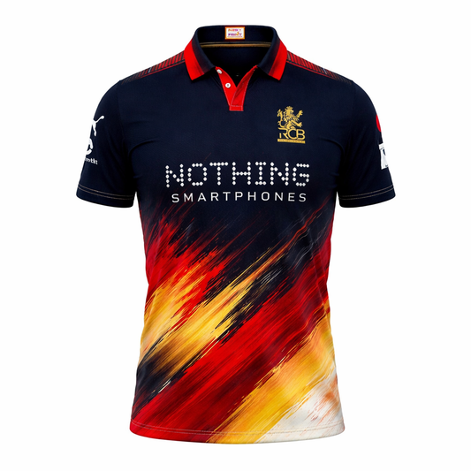 Next print Custom Cricket Jersey Black Red Lion Design | Personalized Team Jersey India | NextPrint