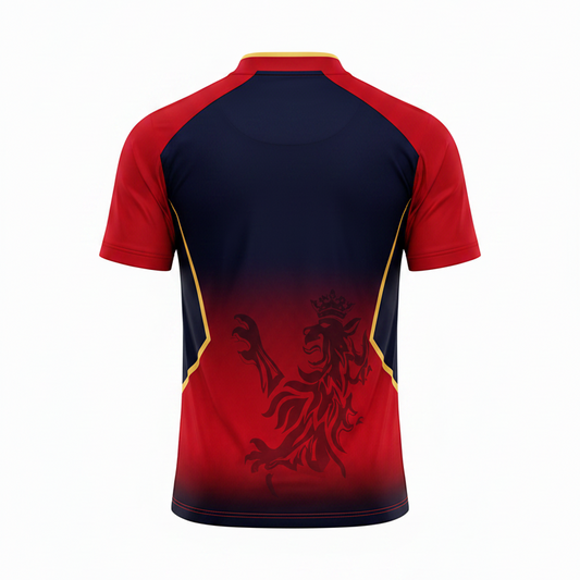 Next Print Custom Blue Gradient Cricket Jersey – Personalized Team Name & Number | NextPrint India