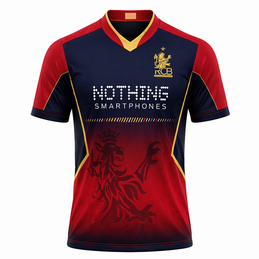 Next Print Custom Blue Gradient Cricket Jersey – Personalized Team Name & Number | NextPrint India