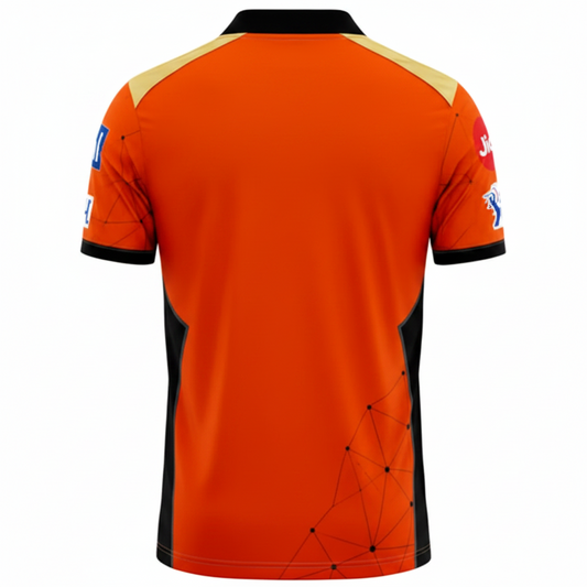 Next print Custom Cricket Jersey Orange | Personalized Team Jersey with Name & Number | NextPrint India