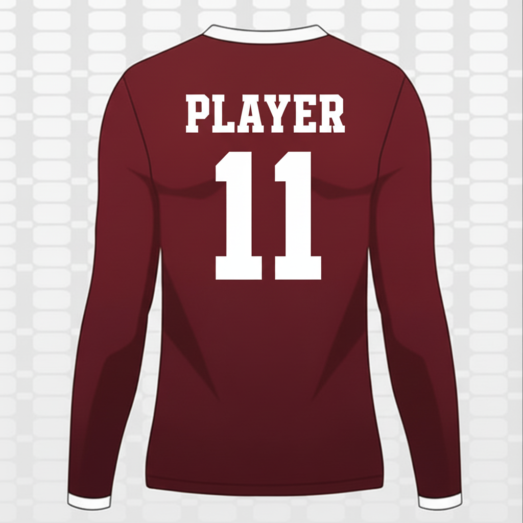 NextPrint Custom Cricket Jersey Full Sleeve with Name & Number | Personalized Sports T-Shirt for Teams | Long Sleeve Cricket Jersey India