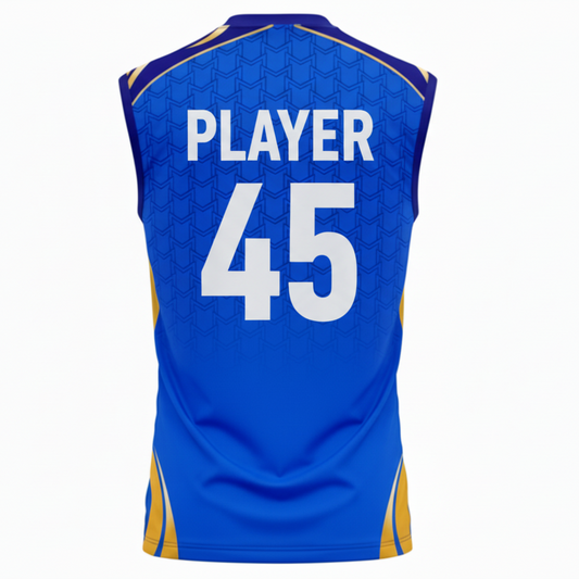 Next Print Custom Mumbai Team Jersey with Name & Number | Bulk Uniform Printing India – NextPrint