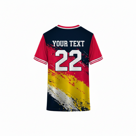 Custom team jersey with sublimation printing and logo