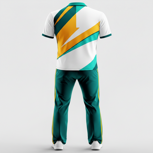 Next print Team Sports Uniform Set – Custom Jersey + Track Pant | Green & Yellow Design