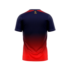 RCB V-neck cricket t-shirt dry fit sublimation jersey for IPL 2026