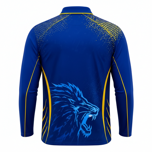 Next print Long Sleeve Cricket Jersey Custom Printed – Team Uniform with Logo, Name & Number