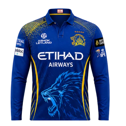Next print Long Sleeve Cricket Jersey Custom Printed – Team Uniform with Logo, Name & Number