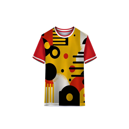 Custom multicolor sports jersey with personalized name number printing for cricket football volleyball and team sports uniforms online in India by NextPrint