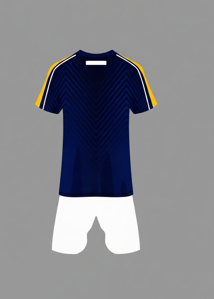 Next print Design Your Own Navy Blue Jersey with White Shorts | Custom Team Kit