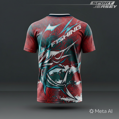 Custom Fishing Team T-Shirt for Men & Women | Dry Fit Sports Jersey