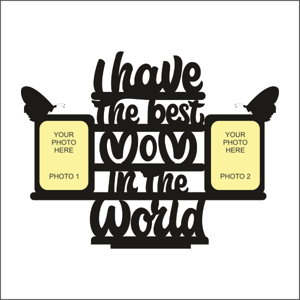 Custom Photo Printed Best Mom Stand Frame - Next Print