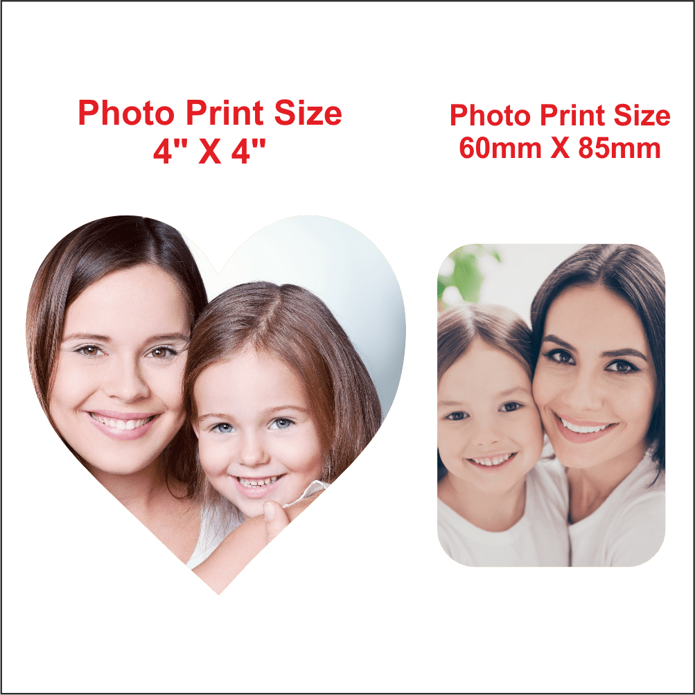 Custom Photo Printed Best Mom Stand Frame With 2 Photos - Next Print