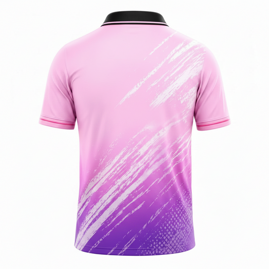 Next print Personalized Pink Jersey Half Sleeve | Custom Sports T-Shirt for Teams & Events
