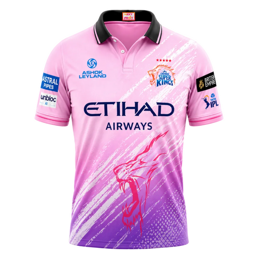 Next print Personalized Pink Jersey Half Sleeve | Custom Sports T-Shirt for Teams & Events