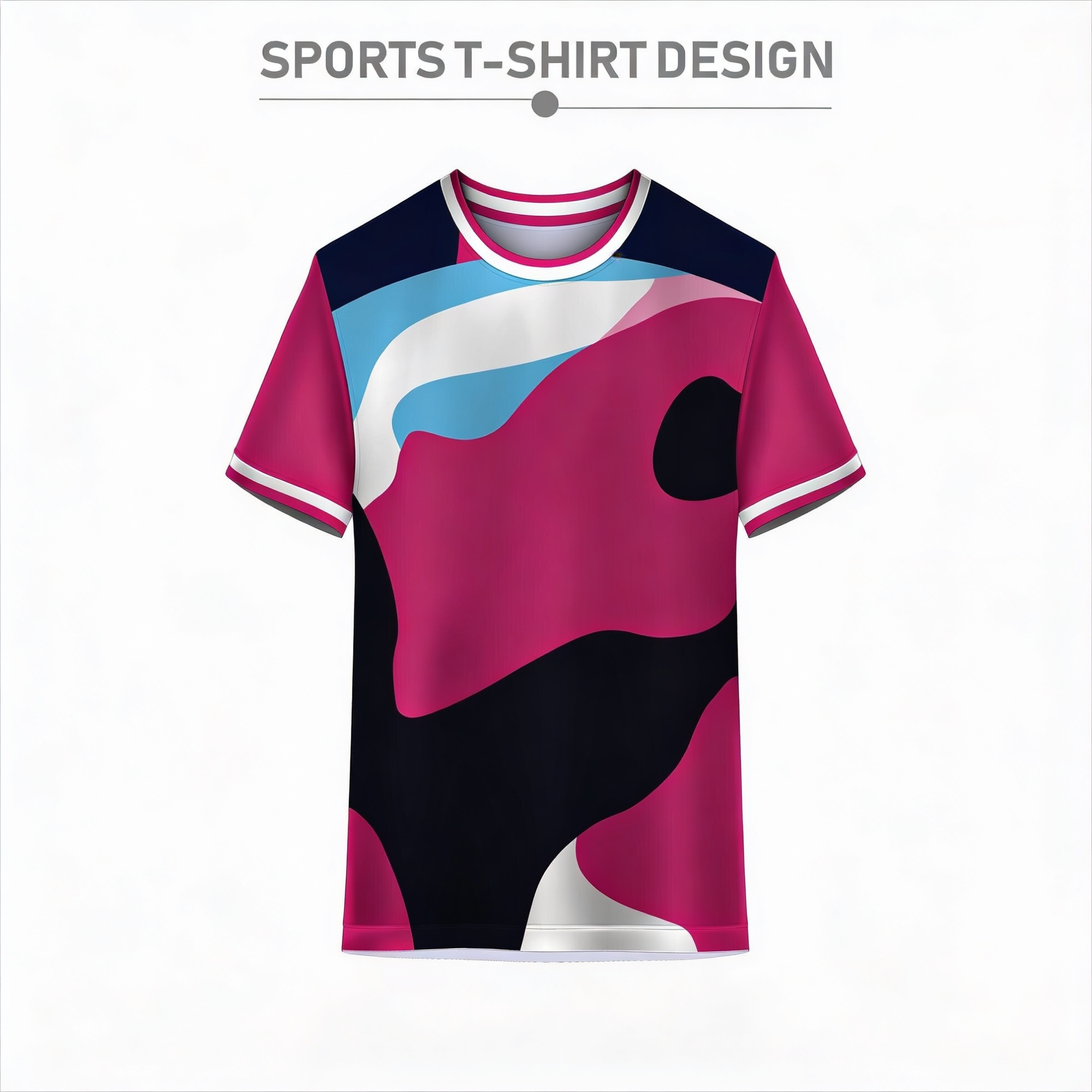 Custom Pink Sports T-Shirt with Personalized Name and Number for Team Sports and Gym Wear