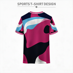 Next print Custom Pink Sports T-Shirt for Men & Women | Personalized Team Jersey | Dry Fit Athletic Wear Online India