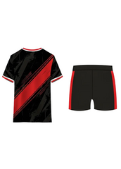 Next print Custom Red Black Sports Jersey with Shorts | Team Uniform | Cricket Football Kit India | Personalized Name & Number