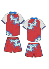 Next print Personalized Sports Uniform Red Blue Jersey + Shorts | Custom Name Number Printing