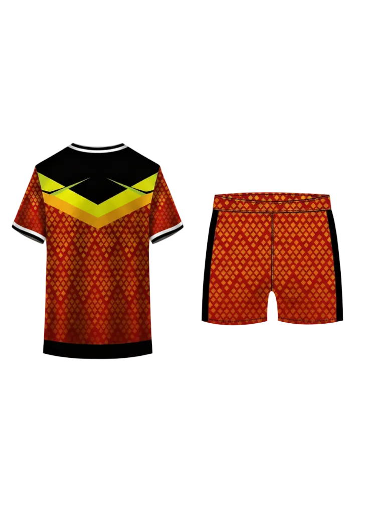 Next print Personalized Sports T-Shirt and Shorts Set – Stylish Geometric Athletic Wear India
