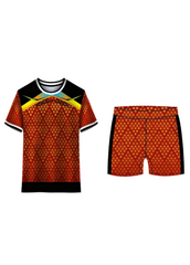 Next print Personalized Sports T-Shirt and Shorts Set – Stylish Geometric Athletic Wear India