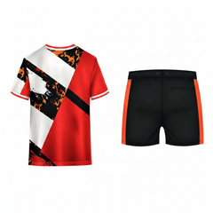 Next print Custom Cricket / Football Jersey Set with Shorts | Personalized Team Uniform India