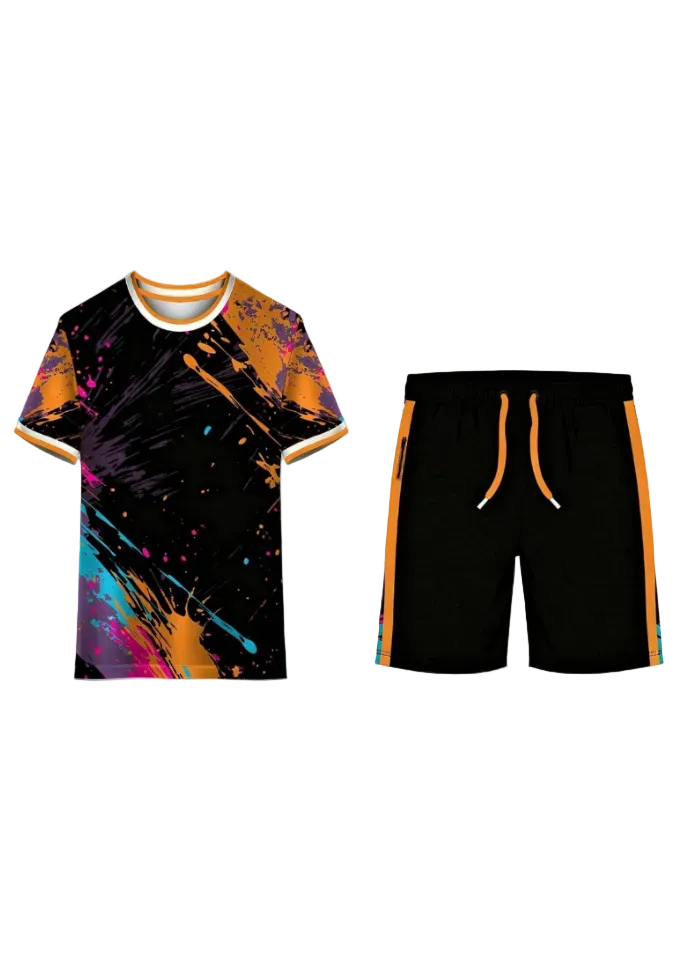 Next print Team Sports Uniform Set – Personalized Jersey + Black Shorts for Cricket & Football