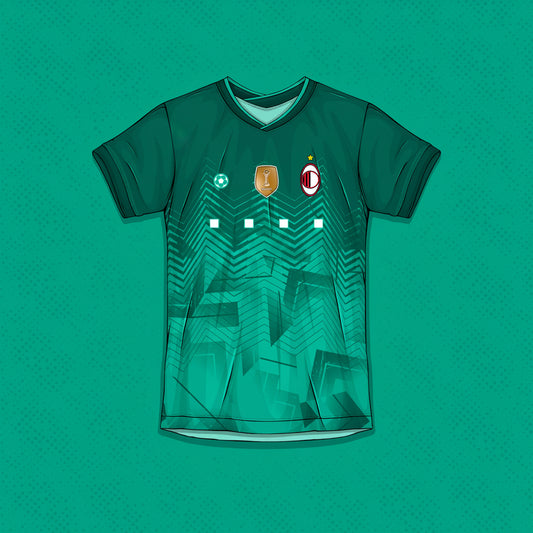Team jersey with name and number printing