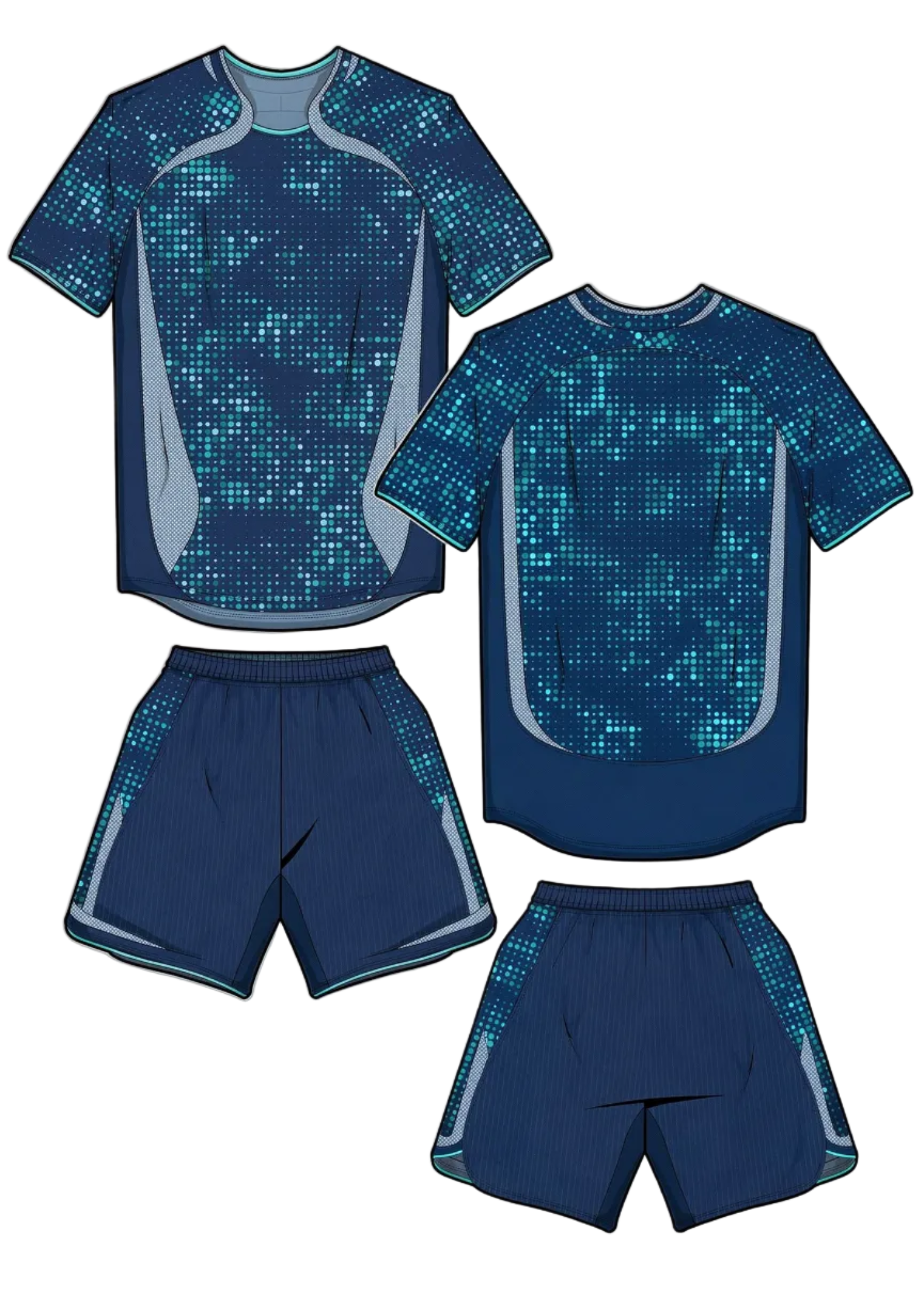 Next print Custom Printed Jersey & Shorts Set for Teams | Cricket Football Sportswear India