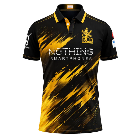 Next print CCustom Sublimation Cricket Jersey Blue Yellow India | Personalized Team Jersey NextPrint