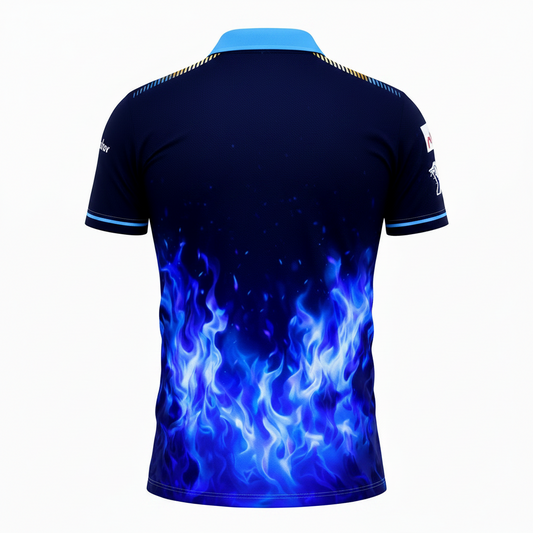Next print custom-Custom Red Navy Cricket Jersey – Personalized Team Name & Number | NextPrint India