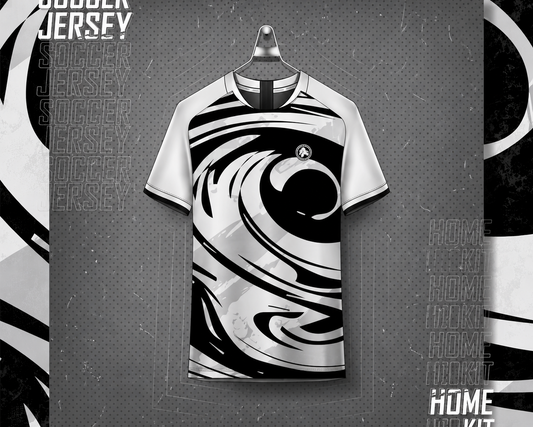 Premium sublimation cricket jersey for teams in black and gold design