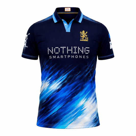 Next print Custom Lion Design Sublimation Jersey – Blue & Gold Sports T-Shirt | NextPrint India