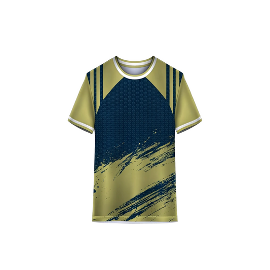 Custom teal green blue sports jersey with personalized name and number by NextPrint India