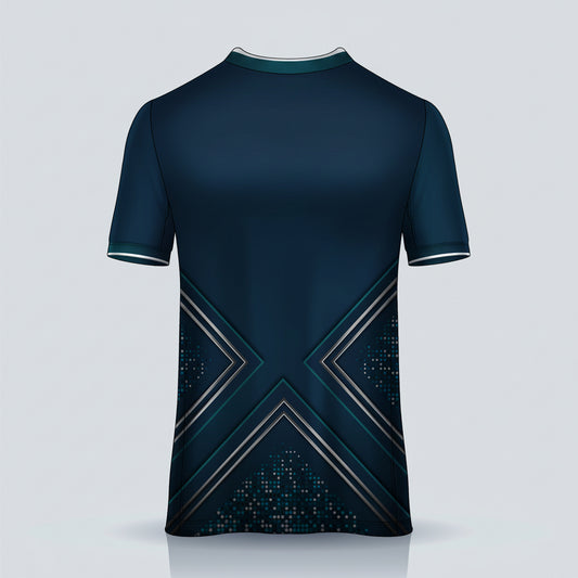 Custom sports jersey India with name and number personalized design front view