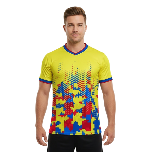 Customizable Athletic Jersey Textures Professional Football Shirt Templates