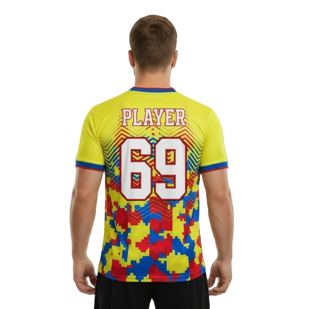 Customizable Athletic Jersey Textures Professional Football Shirt Templates