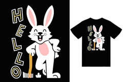 Next Print Cute rabbit T-shirt