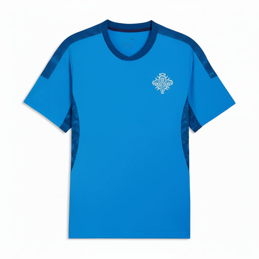 Czechia inspired red football fan jersey front view